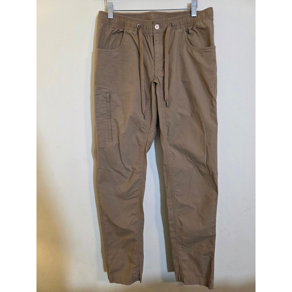 BYLT Premium Basics Everyday Pant Mens Medium Fawn Khaki Ripstop Joggers POH342